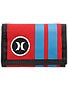 Hurley Block Party Tri-Fold Wallet Red
