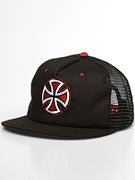 Independent Painted Cross Mesh Hat
