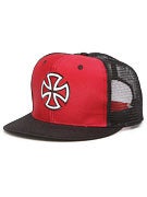 Independent Painted Cross Mesh Hat