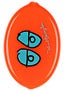 Krooked Eyes Coin Pouch Orange