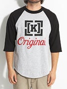 KR3W Original Two-Tone 3/4 Sleeve T-Shirt