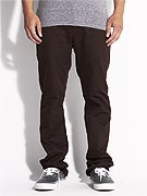 KR3W K Slim 5 Pocket Twill Pants  Brown