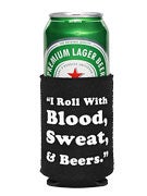 Lifeblood Blood Sweat and Beers Coozie