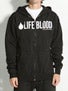 Lifeblood Logo Hoodzip