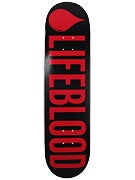 Lifeblood Logo Red Deck 8.25 x 31.75