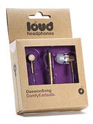 Loud Headphones Daewon Song Earbuds  Gold/Purple