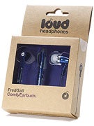 Loud Headphones Fred Gall Earbuds  Navy