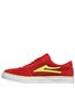 Lakai Manchester Select Shoes  Red/Lime