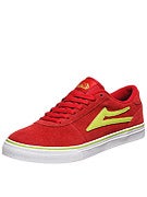 Lakai Manchester Select Shoes  Red/Lime