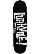 Lurkville Logo Black Deck  8.0 x 32