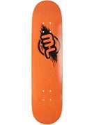 Mini Logo Shape 124 Orange Deck  7.5 x 31.38