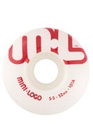 Mini Logo S-3 White 101a Wheels
