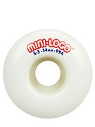 Mini Logo S-3 White 99a Wheels