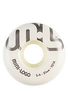 Mini Logo S-4 White 101a Wheels