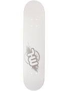Mini Logo Shape 92 White Deck  7.375 x 30.88