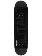 Mini Logo Militant Shape 124 Black Deck  7.5x31.375