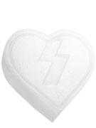 Mystery Heart Curb Wax White