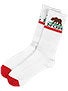 Nor Cal Republic 2 pk. Socks White