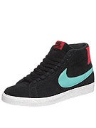 Nike SB Blazer Shoes  Black/Sea Crystal/Red