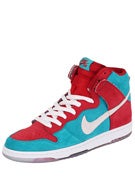 Nike SB Dunk High Premium Shoes Red/White