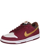 Nike SB Dunk Low Shoes Red/Metallic Gold