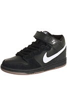 Nike SB Dunk Mid Shoes Black/White