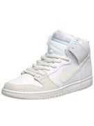 Nike SB Dunk High Pro Shoes  White/Metallic