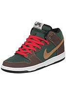 Nike SB Dunk Mid Pro Shoes  Noble Green/Gold