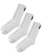 Nike Skate Crew 3pack Socks White