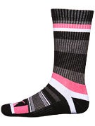 Nike Stripes Skate Socks Pink/Black