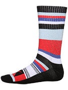 Nike Stripes Skate Socks Pimento/Ice Blue