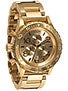Nixon The 42-20 Chrono Watch  All Gold