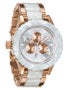 Nixon The 42-20 Chrono Watch  Rose Gold/White Gran