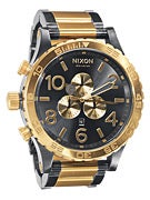 Nixon The 51-30 Chrono Watch  Gunmetal/Gold
