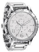Nixon The 51-30 Chrono Watch  High Polish/White