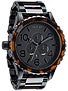Nixon 51-30 Chrono Watch  Matte Black/Dark Tort