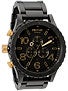 Nixon The 51-30 Chrono Watch  Matte Black/Gold