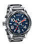 Nixon The 51-30 Chrono Watch  Navy/Stainless