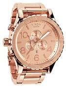 Nixon The 51-30 Chrono Watch  All Rose Gold