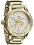 Nixon The 51-30 Chrono Watch  Champagne Gold/Silver
