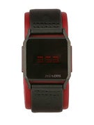 Nixon The Atom DL Watch All Black/Red