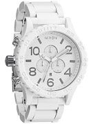 Nixon The 51-30 Chrono Watch  All White/Silver