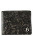 Nixon Cape Bi-Fold Leather Wallet Black Wash