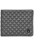 Nixon Cape Bi-Fold Leather Wallet Charcoal/Diamond