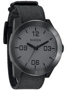 Nixon The Corporal Watch  Matte Black/Matte Gunmetal