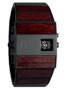 Nixon The Rotolog Watch  Dark Wood/Black