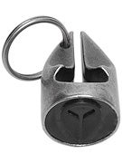 Nixon Icon Stamp Key Chain  Antique Silver
