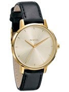 Nixon Kensington Leather Girls Watch Gold