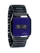 Nixon The Metal Atom Watch All Black/Purple