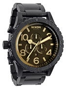 Nixon The 51-30 Chrono Watch  Matte Black/Orange
